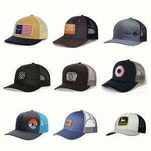 หมวก Richardson 112 แบบ Snapback ปีกโค้ง ตาข่ายแบบ Trucker  รับผลิตตามสั่ง ปรับแต่งได้ตามต้องการ ขายส่ง MOQ ต่ำ - Product Image 2