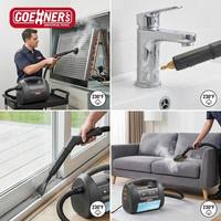 Stérilisateur Électrique Portable pour Tapisserie d'Ameublement, Commercial Premium 1800W 1600ml 230F 30s Chauffage Rapide, Nettoyage Humide et Sec à la Vapeur pour Usage Domestique