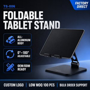 Support universel pour tablette en aluminium, pliable, portable, support de bureau pour toutes les tablettes, liseuses électroniques, achat en gros - Product Image 1