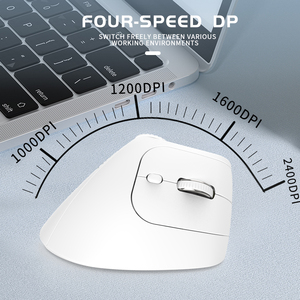 Souris ergonomique verticale multi-appareils JOMAA avec réglage des fonctions, rechargeable, <span class=keywords><strong>sans</strong></span> <span class=keywords><strong>fil</strong></span> 2.4G, souris BT pour PC et tablette - Product Image 6