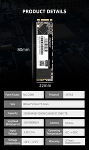 ホットセール OSCOO ON800 <span class=keywords><strong>M</strong></span>.<span class=keywords><strong>2</strong></span> SATA SSD 2280 6Gb/s 550MB/s ノートパソコン デスクトップPC アップグレード用 128GB-4TB - Product Image 6