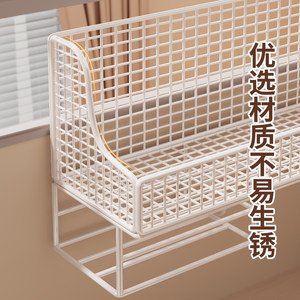 Panier suspendu pour bureau, support de rangement avec crochets pour organiser la papeterie, accessoires de bureau - Product Image 4