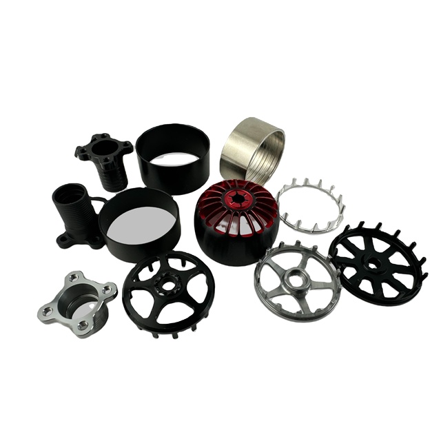 Custom CNC Machining Drone Brushless Motor Parts CNC Turning Aluminum  UAV Assembly Drone Motor Spare Parts