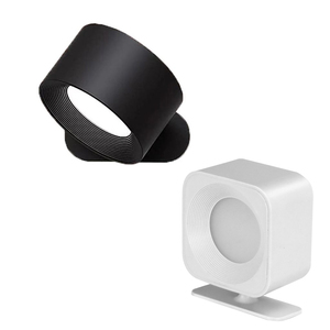 360 Degree Rotate <strong>USB</strong> Rechargeable Wall Light Touch Dimmable <strong>LED</strong> Mounted Magnetic Reading Wall <strong>Lamp</strong> for Bedroom - Product Image 1