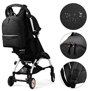 ED0267 layers Nylon <strong>black</strong> waterproof <strong>backpack</strong> baby luxury baby <strong>changing</strong> bag other <strong>backpacks</strong> - Product Image 3