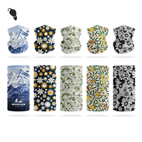Bandana tubulaire sans couture personnalisé, anti-UV, en polyester/spandex respirant, cache-cou pour activités de plein air
