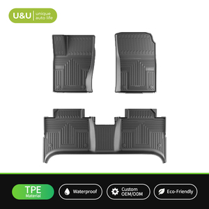 Tapis de sol de voiture en TPE, accessoires de décoration intérieure de voiture sur mesure, imperméables en 3D, protection robuste - Product Image 1