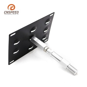 Marco para matrícula CNSPEED de 205 mm con gancho de aleación de aluminio para vehículos AUDI - Product Image 5