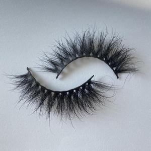 Wholesale Custom Logo Deep-Wave Silk <b>Strip</b> False Eyelashes with <b>Plastic</b> Cotton Band for Lash Vendors - Product Image 6