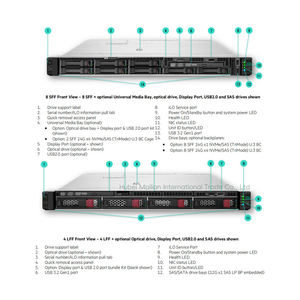 Serveurs HPE ProLiant DL360 Gen11 en rack, processeur Xeon, mémoire DDR5, prise en charge des GPU, stockage Internet décontracté - Product Image 4