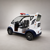 Voiture de patrouille électrique 72V, 6 places, véhicule utilitaire pour les hôtels, les communautés et les sites touristiques