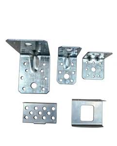 תושבת קיר מתכת מצופה אבץ חד-צדדית באיכות גבוהה עם מבנה יציב ותמיכה חזקה לרהיטים סטנדרטיים - Product Image 1