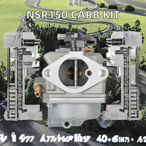 <span class=keywords><strong>Carburador</strong></span> de alto rendimiento NSR NSR150 para <span class=keywords><strong>Keihin</strong></span> PE28 28mm PE30 <span class=keywords><strong>30mm</strong></span> apto para moto de carreras Scooter Dirt Bike ATV - Product Image 2