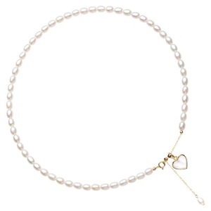 Collar de Perlas de Agua Dulce Naturales con Colgante de Amor Beimu, Chapado en Oro de 18K, Cadena para Clavícula, Accesorio de Moda para Mujer - Product Image 5