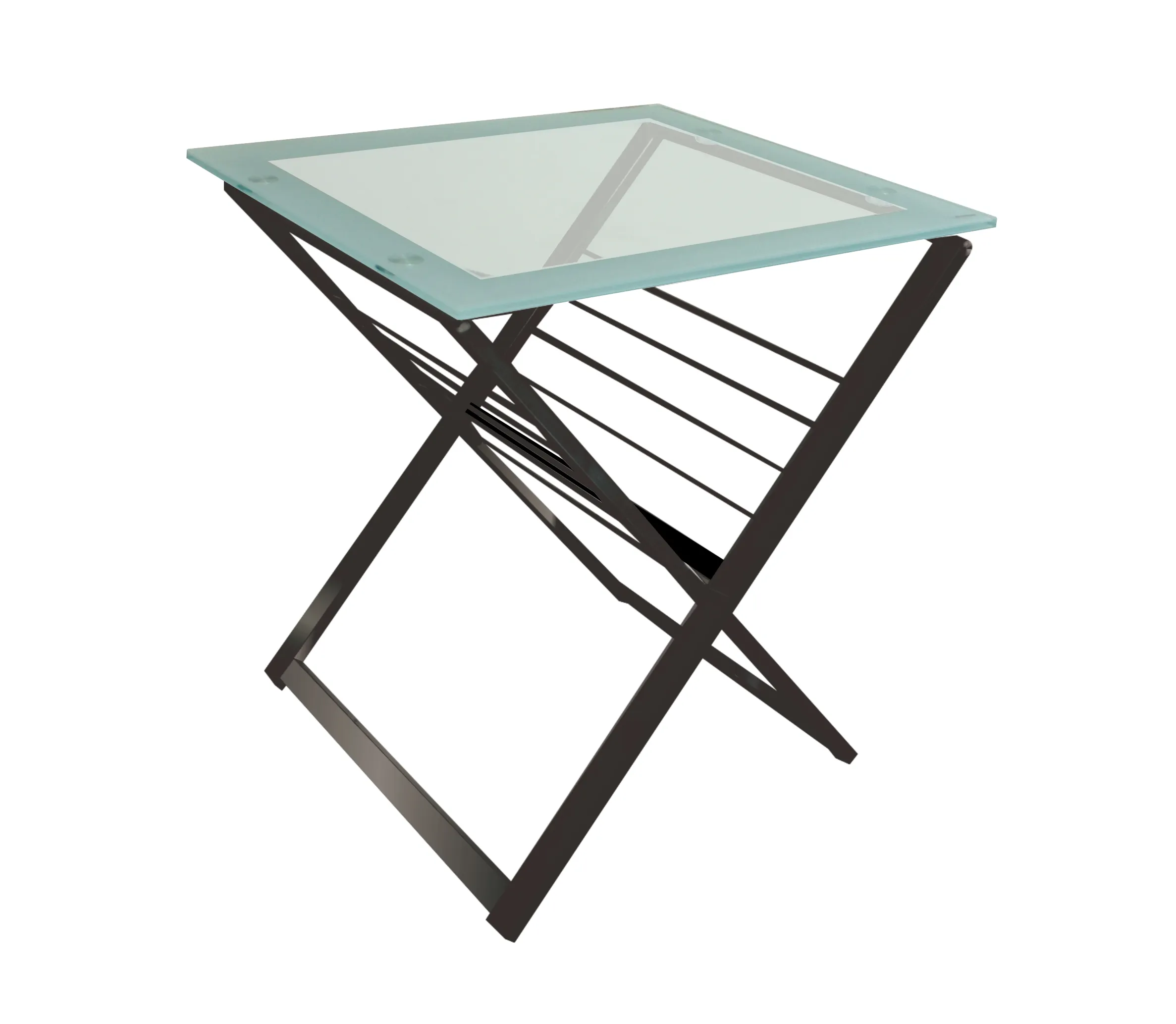 Best Selling Taiwan Brand Durable Foldable Square Glass Coffee Table For Export