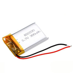 ที่กำหนดเอง602030 300มิลลิแอมป์ชั่วโมง3.7โวลต์แบตเตอรี่ลิเธียมโพลิเมอร์ลิเธียมไอออนเซลล์แบตเตอรี่ Lipo แบตเตอรี่ - Product Image 5