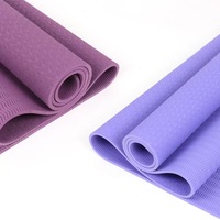 Vente en gros, logo personnalisé, ensemble de Pilates recyclé portable, tapis de yoga en TPE écologique avec ligne de corps