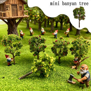 5 टुकड़े प्रति बैग 1/87 पैमाने के लघु प्लास्टिक के पेड़ रेलवे परिदृश्य वास्तुकला सिमुलेशन पौधों को प्रशिक्षित करते हैं - Product Image 2