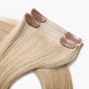 लक्जरी गुणवत्ता 100% प्राकृतिक यूरोपीय कुंवारी बालों का विस्तार निर्बाध रूप से pक्लिप कच्चे क्यूटिकल को सही फिट के लिए अदृश्य - Product Image 3