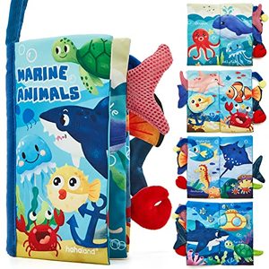 ITTL Early <b>Educational</b> Learning 0 Month+ Cotton Soft Baby Fabric Cloth <b>Book</b> for Bathroom Living Room & Behind Doors/Walls - Product Image 2