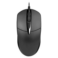 Mouse Optik USB Berkabel 3D Hitam Murah, Ergonomis, Tahan Air, untuk Bisnis & Kantor, dengan Logo Kustom, Stok Tersedia, 3 Tombol, Dapat Diisi Ulang