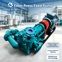 Pompe d'alimentation pour presse à filtre, pompe à boue à pression variable pour la séparation solide-liquide de boues chimiques