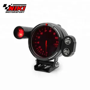 80MM Tachometer RPM Gauge High Speed stepper motor 7 Colors 0-11000 RPM Meter With Shift Light and Peak warning