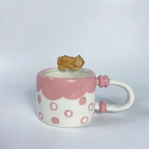 Taza de <span class=keywords><strong>Café</strong></span> de Porcelana Pintada a Mano con Diseño Único 3D de Gatito, Linda, Apta para Alimentos, Reutilizable, con Logotipo Personalizado, Gran Venta - Product Image 2