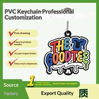 Porte-clés personnalisé en PVC souple, motif dessin animé, lettres colorées américaines, pendentif 3D, petit cadeau, accessoires de voiture à suspendre, sur mesure