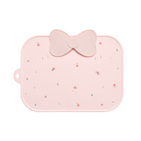 Coussin de chaise haute pour enfants, tapis de repas portable pour bébé, plateau de repas pour enfants, tapis de table isolant thermique en silicone pour nourrissons