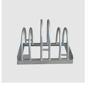 Support de vélo 2-en-1 en acier inoxydable, double fonction : présentoir et support de stationnement pour VTT, <span class=keywords><strong>antivol</strong></span>, gain de place, organisateur - Product Image 3