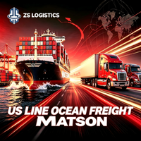 Fast ZS LOGISTICS US Fret maritime porte-à-porte LCL + Expédition express Support 24/7 Fret maritime stable et économique