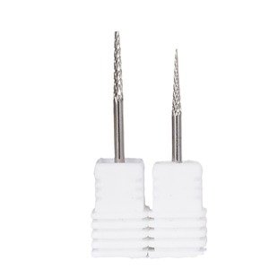 Foret professionnel en carbure non revêtu de 3/32 pouces pour acier inoxydable, grain F/M, pour ponceuse à ongles électrique - Product Image 2