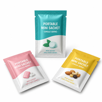 Mini Doypack OEM anti-humidité avec fermeture éclair refermable pour les bonbons à la menthe et les bonbons contre la toux