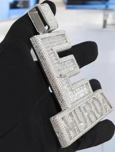 Colgante de Cangrejo Iced Out de Calidad de Exportación con Moissanita VVS, Joyería Hip Hop Chapada en Plata, Amuleto Bling llamativo, Disponible para Fiestas, en Oferta - Product Image 6