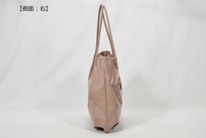 Women's Patent PU <b>Leather</b> Tote Handbag Glossy Shiny Shoulder <b>Bag</b> with Back Zipper Pocket Large Capacity Daily Handbag - Product Image 2