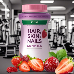 Gomitas de Biotina con Sabor a Fresa, la Mejor Solución OEM/ODM, Vitaminas para Cabello, Piel y Uñas para Adultos - Product Image 1