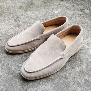 Zapatos de Cuero de Gamuza para Hombre, Estilo Británico Clásico de Lujo 2026, Calzado de Cuero Genuino Cómodo y a la Moda para Uso Diario Informal - Product Image 3