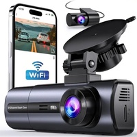 Caméra embarquée OEM 3 canaux 4K, caméra avant et arrière, caméra de cabine, Wifi, GPS, DVR de voiture, boîte noire, caméra embarquée pour voitures