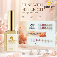OEM ODM Gel magnétique effet œil de chat couleur pêche, pailleté, haute pigmentation, Soak Off UV LED Professionnel