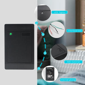 Lector de Tarjetas de Proximidad ABS Impermeable, Wiegand 26/34 bits, RS485, RS232, Lector de Control de Acceso - Product Image 5