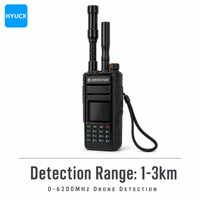 Détecteur de signal de drone 3 km capable d'intercepter les images FPV, 300 MHz-6,2 GHz