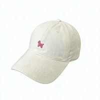 Casquette de baseball vintage en coton avec patch brodé, calotte souple non structurée, visière incurvée, casquette de sport à 6 panneaux, chapeau d'été décontracté pour le soleil