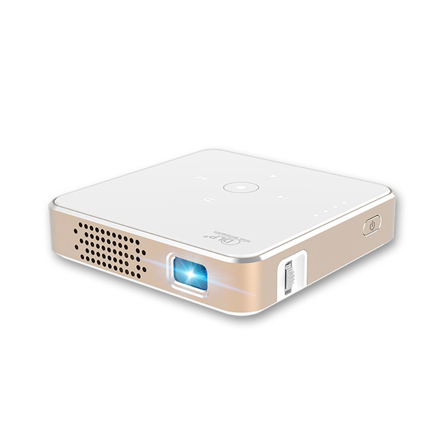 P60 Pocket Mini 720 HD 1080p Beamer with 2800mAh Battery Built-in Speaker LED Proyector 3D Outdoor Indoor Home Cinema Projector