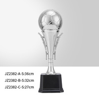 Trophées personnalisés en gros sur le thème du sport, trophées créatifs en forme de boule de verre, médaille d'or, médaille d'argent, médaille de bronze