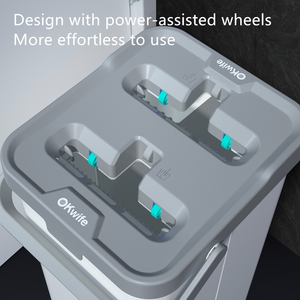 Nhà Sản Xuất Bán Buôn Hộ Gia Đình Hands-Miễn Phí Cạo Sàn Swob Rửa Sạch Công Cụ Làm Sạch Sàn Lau Phẳng & Rửa Xô Đặt - Product Image 4