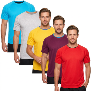 เสื้อยืดเปล่าแบบยูนิเซ็กซ์ ผ้าฝ้าย 100% สำหรับขายส่ง พร้อมสกรีนลายผ้าถัก สีเขียวขี้ม้า - Product Image 2