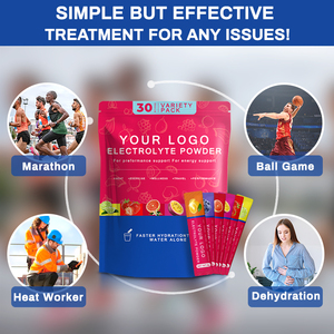 Custom <span class=keywords><strong>Zero</strong></span> Sugar Electrolytes Powder Packets Paquetes de hidratación Drink Mix Energy Booster Drink Electrolytes Nutrición deportiva - Product Image 3