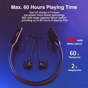 Cuffie Wireless In-Ear con Radio FM per 60 Ore, V5.1, Indicatore LED, Chipset JL, Impermeabili IPX4, Funzione Vivavoce - Product Image 4
