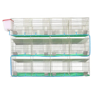 GREAT FARM Offre Spéciale Cages à Lapins Commerciales Faciles Galvanisées à Chaud pour Élevage